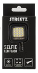 STREETZ Selfie LED blixt för smartphones, 3,5mm, svart