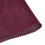 sourcing map Burgundy Speaker Mesh Grill Cloth (not cane webbing) Stereo Box Fabric Dustproof Cloth 50cm x 160cm 20 inches x 63 inches