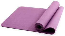 XY-M Non Slip Yoga Mat Eco Friendly SGS Certified TPE material – Odorless Durable and Lightweight Dual Color Design for Pilates Floor Workouts Fitness Exercises (Color, Dark purple),Dark.