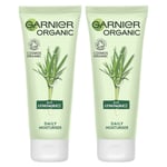 6 x Garnier Organic Lemongrass Daily Face Moisturiser & Hydrating Cream - 6 Pack