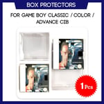 1 Pc - Manchon De Protection Pour Jeu Boy Classic Color Advance, Boîtier En Plastique Transparent, Sur Mesure, Version Non Japonaise