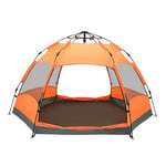 Nologo CKQ-KQ Tente de camping automatique pop-up pour 5 à 8 personnes avec écran solaire étanche 4 saisons