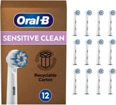 12 xOral-B Sensitive Clean Electric Toothbrush Head with Clean & Care Technology