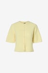 pieces - Cardigan pcSilly SS O-neck Knit Cardigan - Gul