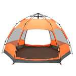 Tents for Camping Waterproof Beach Tent, 4 Person XL Deluxe Tent, Easy to Clean & Setup Pop Up Sun Shade, Wind Blocker