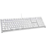 Clavier de jeu - DUCKY - One 2 White Edition PBT - Switches MX-Red - Rétroéclairage LED blanche - Filaire