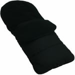 Footmuff / Cosy Toes For Mountain Buugy Urban Jungle Pushchair Black Jack
