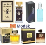 Modak 4 Pack Mens Perfume Hidden Code Sports, Ameer Al OUD, Tobacco  EDT 100ml