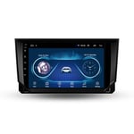 2 Din Car Radio In-Dash Audio Head Unit Android 9'' Touchscreen Wifi Car Info Plug And Play Full RCA SWC Support Carautoplay/GPS/DAB+/OBDII for Seat Ibiza 2009-2016,Quad core,Wifi 1G+16G