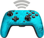 PDP Controller Faceoff Deluxe Audio Wireless Switch Camo Blue