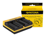 Patona Dual Lader for Canon NB-9L Digital IXUS 1000 1000HS 1100HS 500 HS 510HS NB-9L inkl. 15060191621