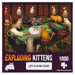 Exploding Kittens Jigsaw Puzzles for Adults - Cats Playing Craps - 1000 Piece Jigsaw Puzzles For Family Fun & Game Night