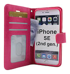 Crazy Horse Wallet iPhone SE (2nd Generation) (Hotpink)