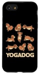 Coque pour iPhone SE (2020) / 7 / 8 Yogadog Chien Pose de méditation Acro Hatha Yoga