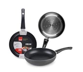 IBILI Indubasic Frying Pan, Metal, Black, 24 x 24 x 6 cm