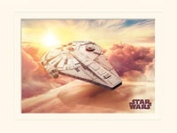 Star Wars Solo: A Story (Millennium Falcon) 30 x 40 cm Montée d'Impression