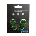 Gioteck Gtx Ps4 - Thumb Grips Ps4 Bouchons/Capuchons/Protection En Silicone Pour Joysticks Grips Playstation 4 - Antidérapant - Aide A Viser - Protection Manette Ps4 - Cubes Vert
