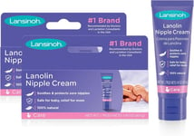 Lansinoh HPA Lanolin Nipple Cream - 2 x 40ml - Sore Nipples 2 Pack (40g) 