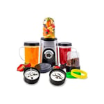 [JAMAIS UTILISE] générique KitchenBrothers Smoothie Blender - 13-Piece Set - 4 Cups - Smoothie Maker To Go - 350W - acier inoxydable