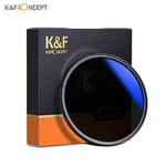 K&F CONCEPT 67mm Ultrathin Variable  Filter ND2 to ND400 Neutral Density W7I6
