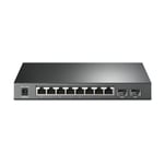 TP-Link TL-SG2210P 8-Port Gigabit Smart PoE Switch with 2 SFP Slots - Commutateur - Géré - 8 x 10/100/1000 + 2 x SFP - de bureau - PoE (53 W)
