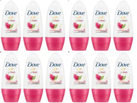 Dove Go Fresh Roll On Deodorant Anti-Perspirant Pomegranate 50ml x 12
