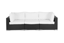 Loungesoffa Bahamas 3-sits - Svart