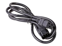 Akyga Ak-Up-02 - Strömkabel - Iec 60320 C14 Till Iec 60320 C19 - 250 V - 10 A - 1.8 M - Svart