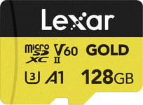 LEXAR Carte Micro SDXC Gold Series UHS-II 128GB V60