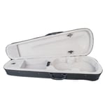 Violinfodral 4/4 Storlek Professionell Triangulär Form Violin Hård Fodral -Silver Inuti Violindelar Ny