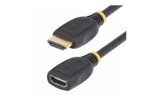 StarTech.com 18in HDMI 2.0 Extension Cable, 4K 60Hz, M/F - HDMI-förlängningskabel - 50 cm