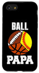 iPhone SE (2020) / 7 / 8 Ball Papa Funny Softball Basketball Football Papa Case