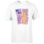 Ren & Stimpy No Sir I Don't Like It! Men's T-Shirt - White - S - White
