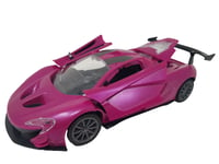 Pink Ferrari Batmobile Rc Car Radio Remote Control Car 1/18 ## Opening Doors ##