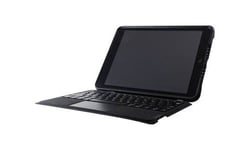 OtterBox Unlimited Series - Clavier et étui - avec trackpad - Bluetooth - Nordique - cristal noir clavier, cristal noir étui - pour Apple 10.2-inch iPad (7ème génération, 8ème génération, 9ème génération)