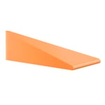 beslagsboden dørstopper beslagboden gulvkile gummi - dörrstopp kil, orange clementine, längd 120 mm