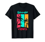Summer vibes for men and boys hawaiian beach vacation casual T-Shirt