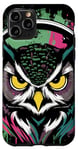 iPhone 11 Pro Owl Beats - Vibrant Owl with Headphones Music Lover Case