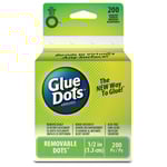 Glue Dots Clear - Flyttbara 13 mm Removable 200 st Syrafria