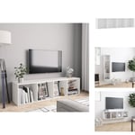 Vägghyllor & fönsterbrädor - Living Bokhylla/TV-bänk vit 143x30x36 cm