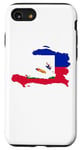 Coque pour iPhone SE (2020) / 7 / 8 Carte graphique du drapeau haïtien « Proud To Be Haitian »