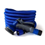 High Street TV XHose Expanding Hose 25ft with Bonus Tap Adaptor - Strong and Lightweight - Flexible, Extendable Garden Hose Pipe - Easy to Use - Available in 4 Sizes