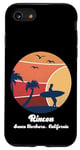 Coque pour iPhone SE (2020) / 7 / 8 Rincon Santa Barbara California Surf Vintage Surfer Beach
