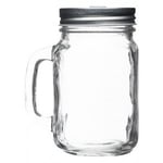 Mason Jar glass with lid