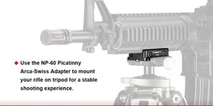 SUNWAYFOTO NP-60 NATO PICATINNY DOVETAIL ADAPTER