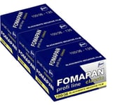 Foma FOMAPAN Classic 100 135/36 Lot de 3 Films pour Petits Photos Noir/Blanc
