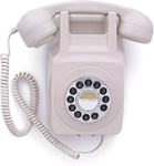Retro Wall Phone 746 Push Button Vintage Style Corded Telephone Wall Mounted