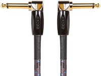 BOSS Bic-Pc Triple Pack Patch/Pedal, Guitar, Bass And Instrument Cable. Angled 1/4-Inch Connectors, 3 X 6 In/15 Cm Length