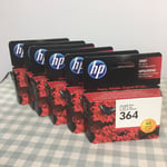 HP 364 Photo Black Original Ink Cartridges New Warranty 2016 Photosmart