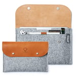 iPad Sleeve for iPad Pro for iPad Pro 9.7 10 10.2 10.5 10.9 11" Air 4th 3rd Generation Leather Sleeve for iPad New iPad Air 5th Gen 2022 11-Inch iPad Pro M1 Fit Magic Keyboard and Smart Keyboard